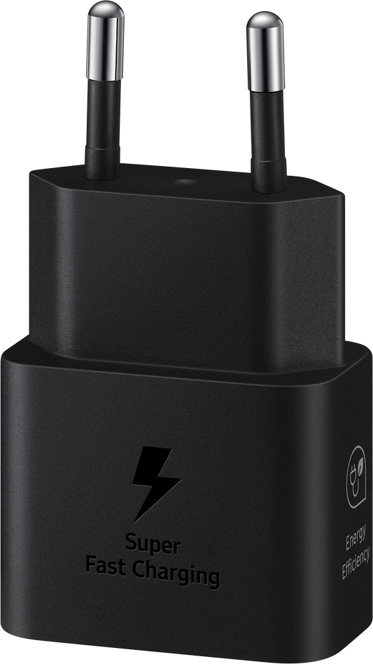 Cargador de red Samsung, 25 W, 3 A, 1 x USB-C, negro EP-T2510NBEGEU