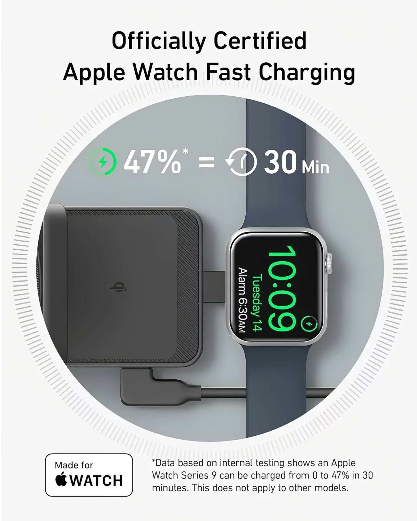 Anker MagGo 3en1, 15W, 1.67A, Negro B2557311