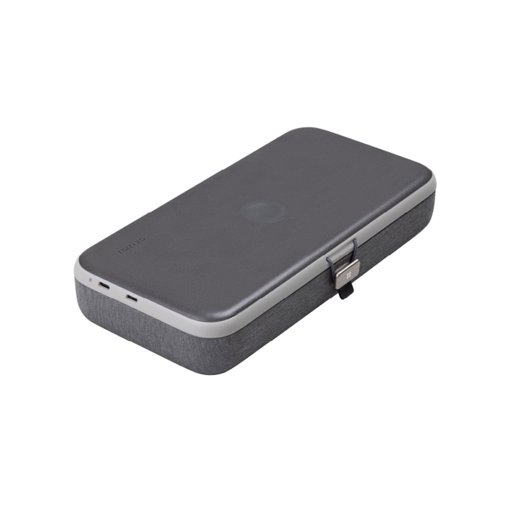 Cargador de Red Inalámbrico Edizard PowerCube 3in1, 65W, 3.25A, 1 x USB-C, Gris