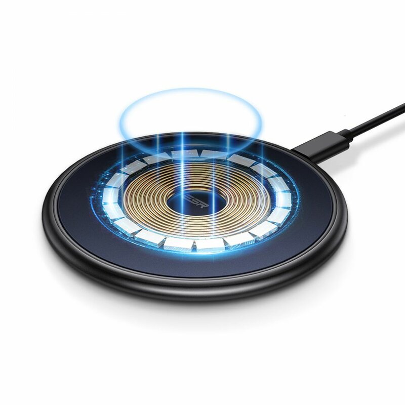 Cargador de Red Inalámbrico ESR Halolock, 10W, 1.1A, Azul