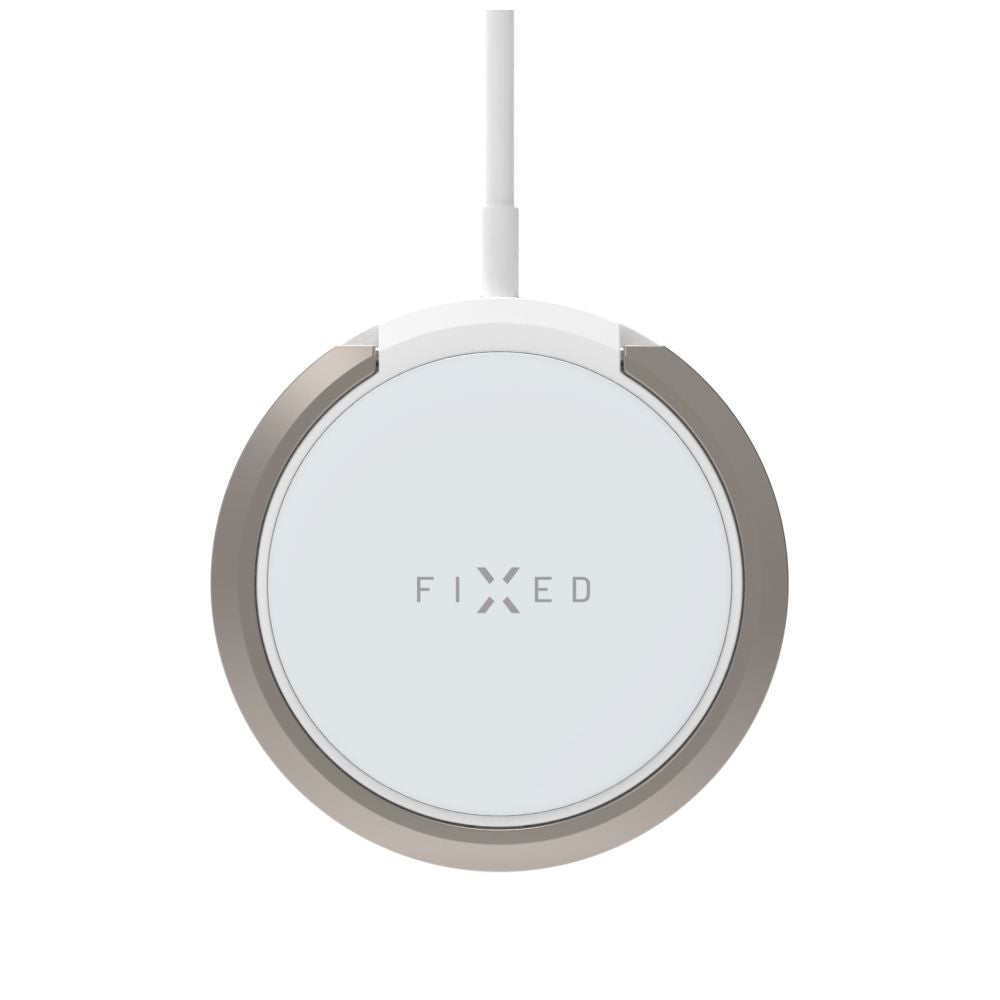 Cargador de Red Inalámbrico Fixed Ring, 15W, 1.67A, Blanco