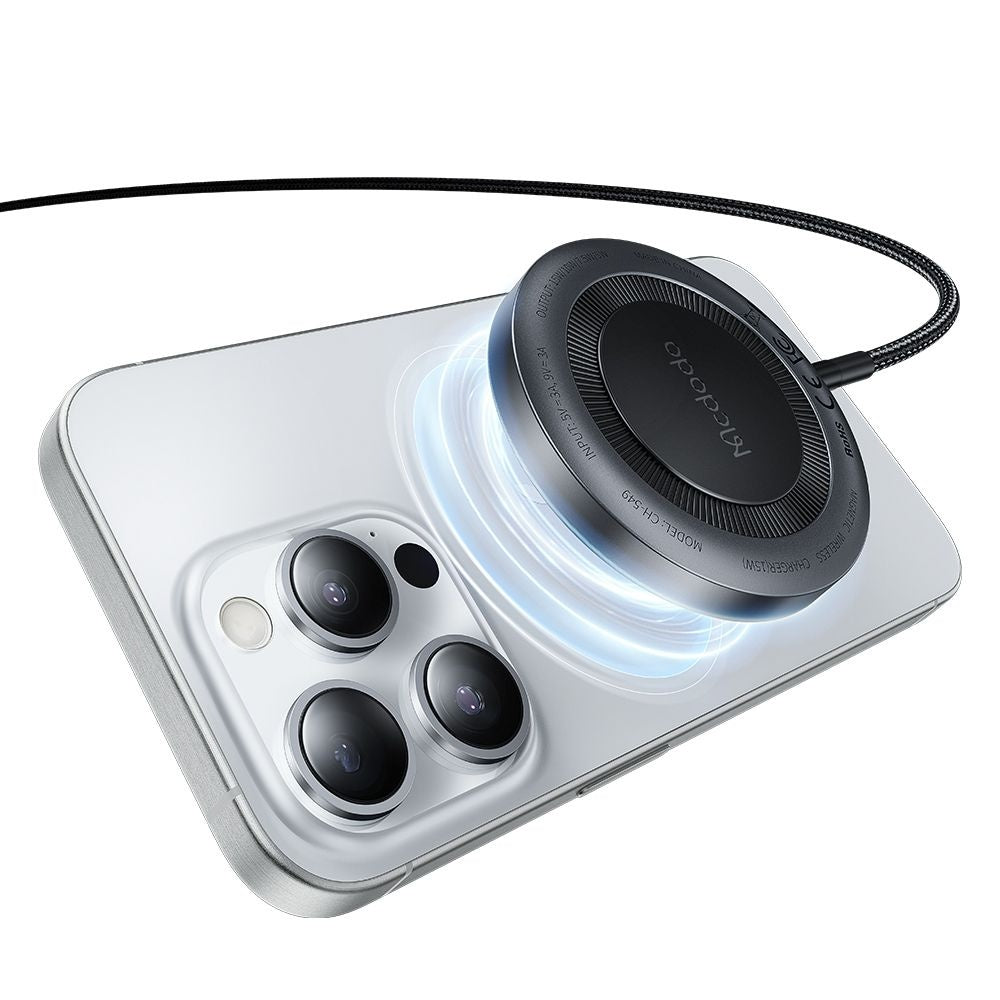 Cargador de Red Inalámbrico McDodo CH-5490, 15W, 1.67A, Negro