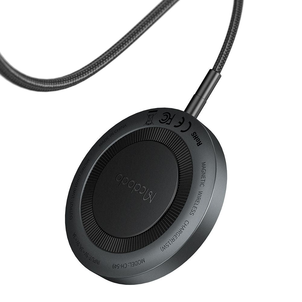 Cargador de Red Inalámbrico McDodo CH-5490, 15W, 1.67A, Negro