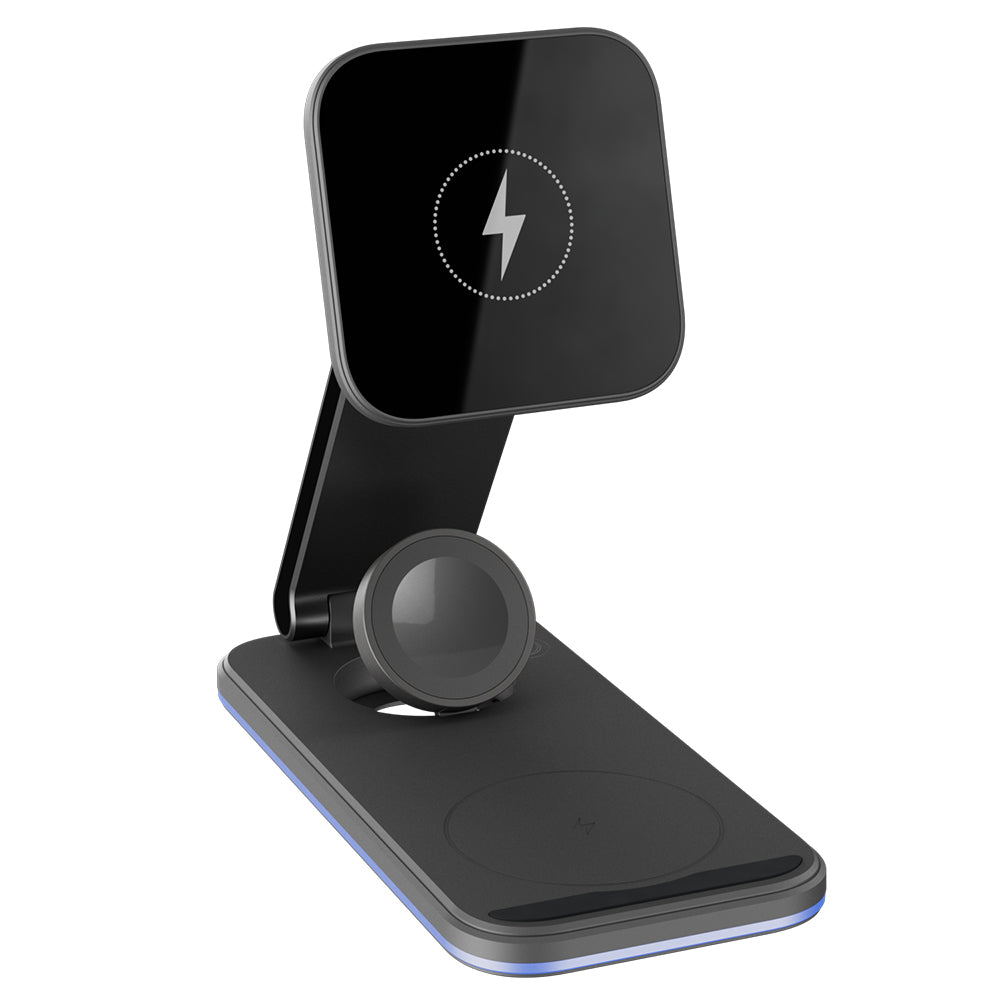 Cargador de Red Inalámbrico Proove Energy Fold 3en1, 15W, 1.67A, Negro WSEF15010001