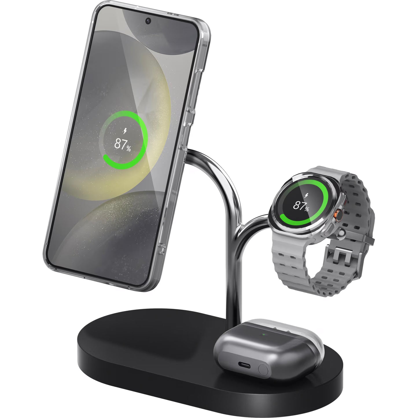 Cargador de Red Inalámbrico Samsung, 15W, 1.67A, Negro GP-PWU024WIABW