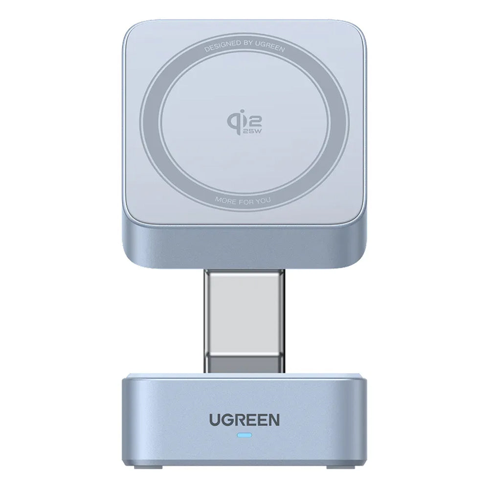 Cargador de Red Inalámbrico UGREEN W752 2en1, 35W, 3A, 1 x USB-C, Azul