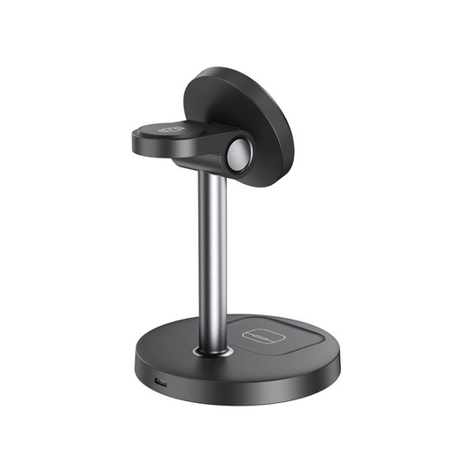 Cargador de Red Inalámbrico XO Design CX038 3en1, 15W, 1.67A, Negro