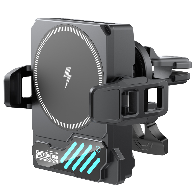 Cargador inalámbrico para coche XO Design SL14, 25 W, negro