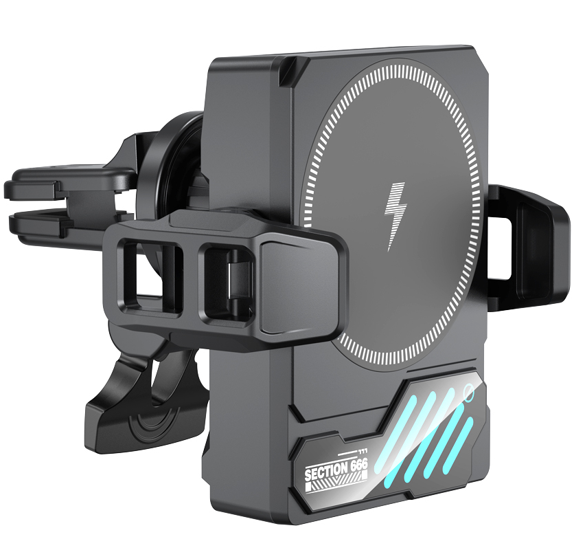 Cargador inalámbrico para coche XO Design SL14, 25 W, negro