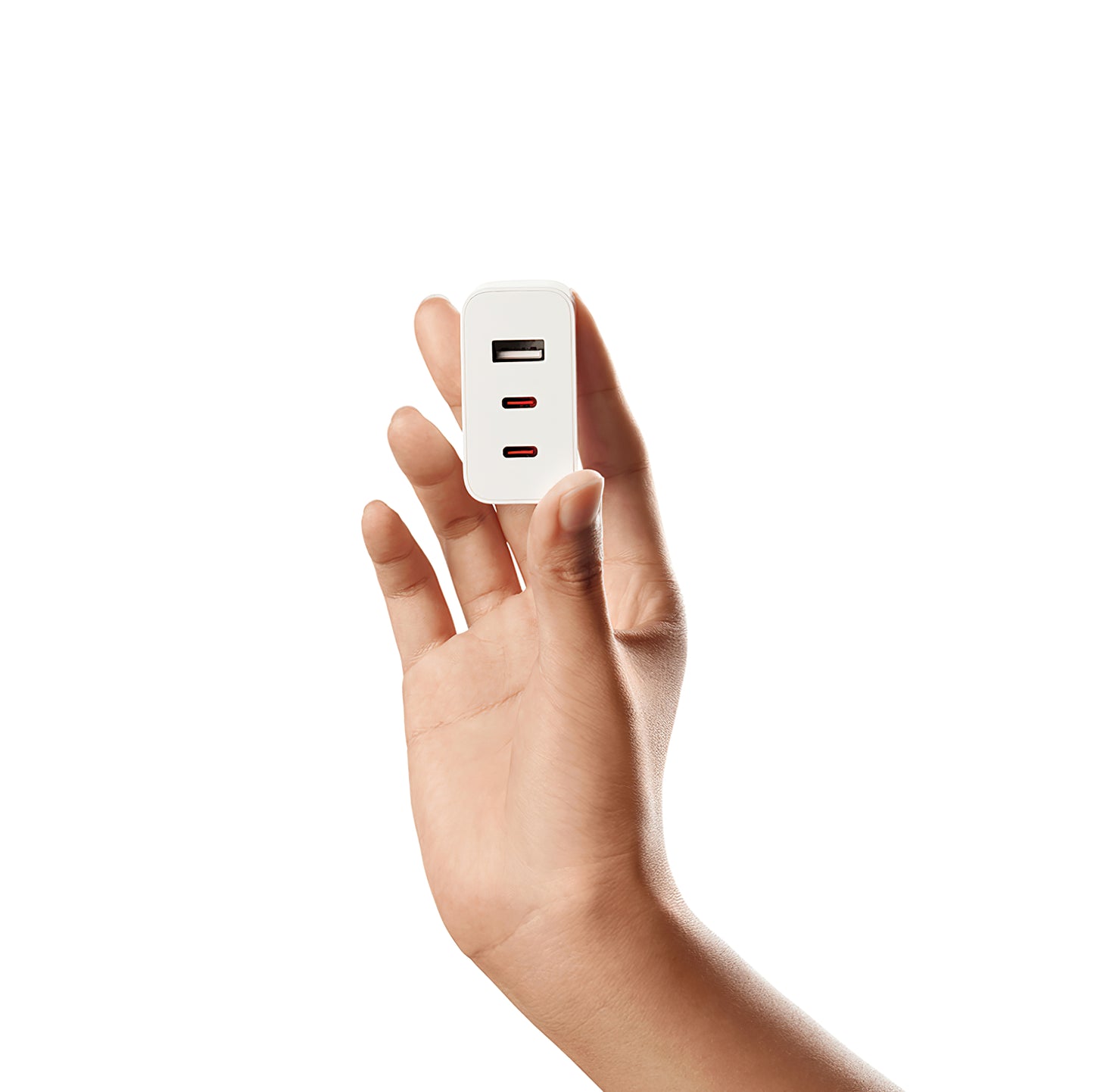 Xiaomi 2C1A Cargador de red GaN, 67W, 3A, 1 x USB-A - 2 x USB-C, Blanco