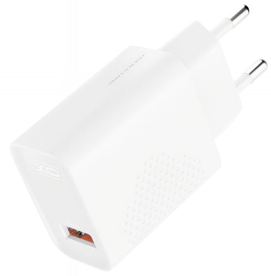 Cargador de Red XO Design L159, 18W, 3A, 1 x USB-A, Blanco