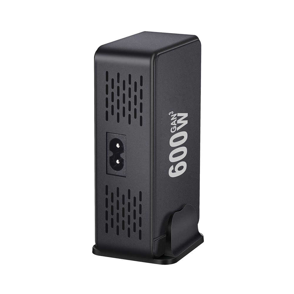 Cargador Estación OEM, 600W, 4 x USB-A - 4 x USB-C, Negro