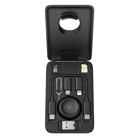 Cargador Inalámbrico McDodo CH-2440 8en1 para Apple Watch Series, Negro