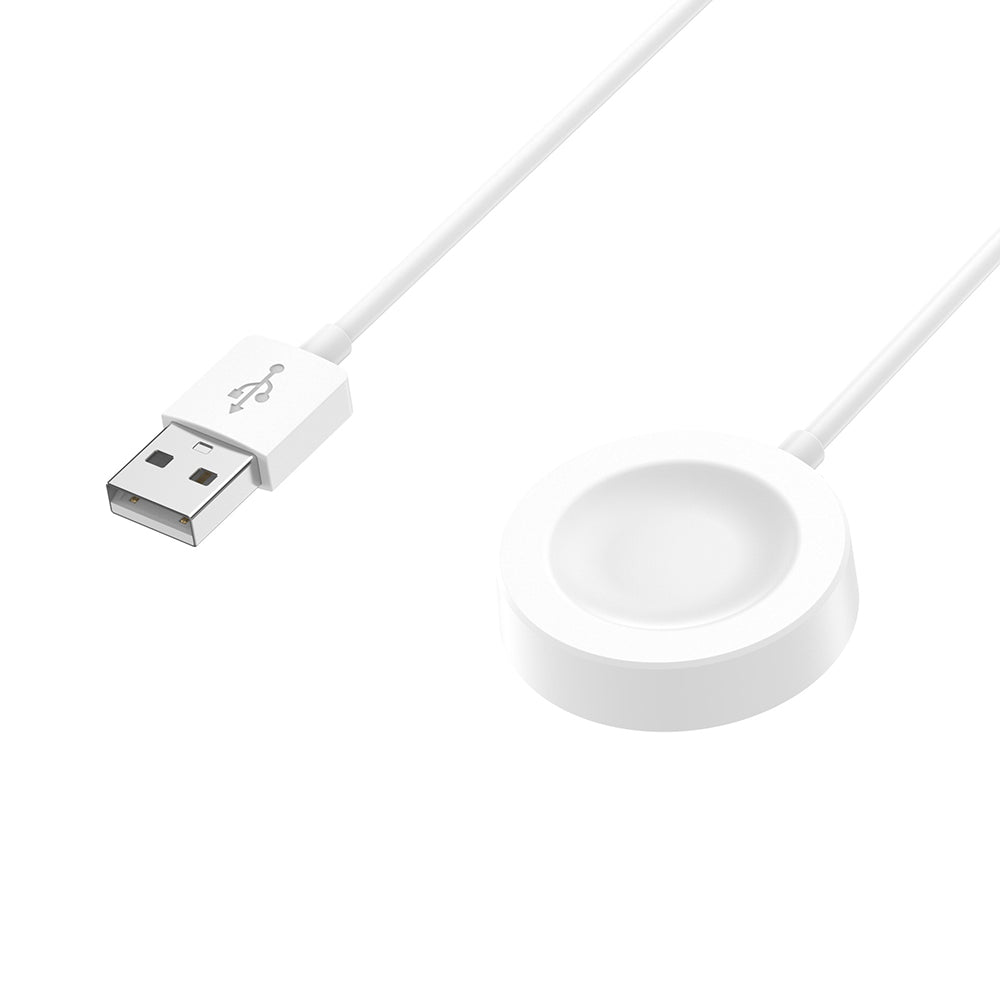 Cargador inalámbrico Techsuit THC1 para Huawei Watch Series, USB-A, Blanco