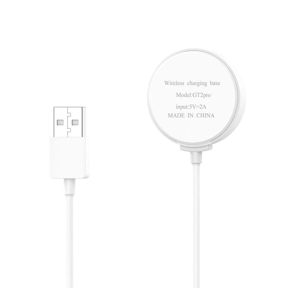 Cargador inalámbrico Techsuit THC1 para Huawei Watch Series, USB-A, Blanco