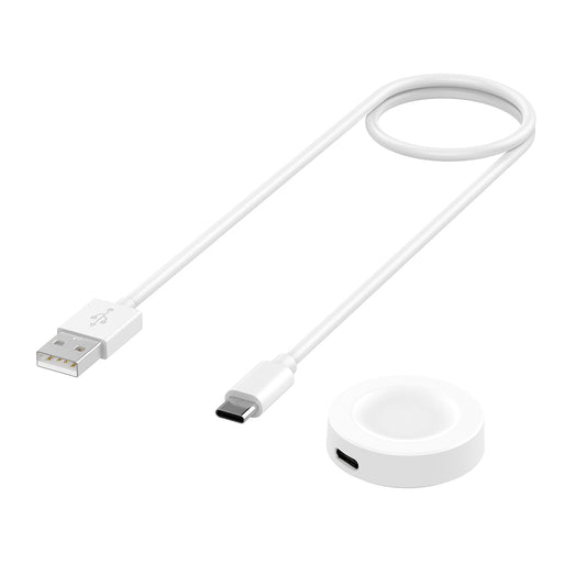 Cargador Inalámbrico Techsuit THC2 para Huawei Watch Series, USB-A, Blanco