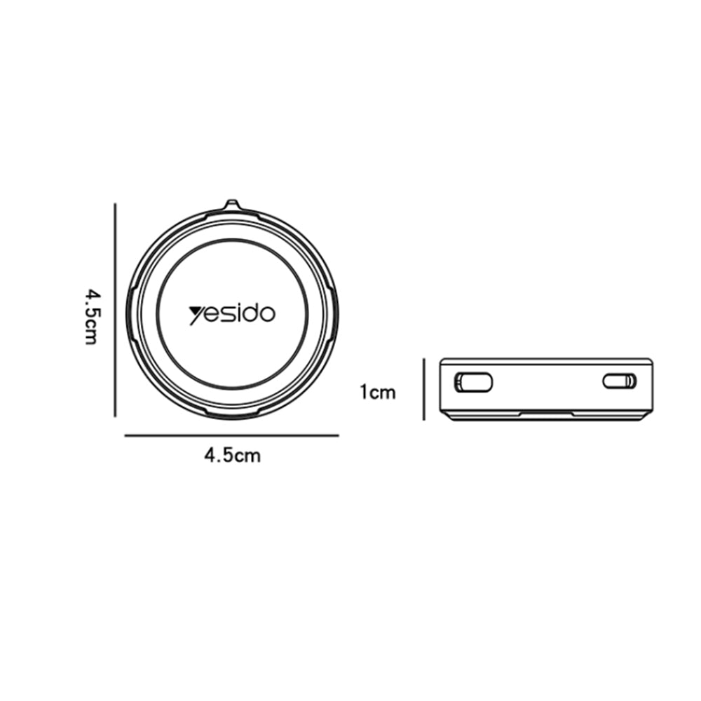 Cargador inalámbrico Yesido DS18 para Apple Watch Series, Negro