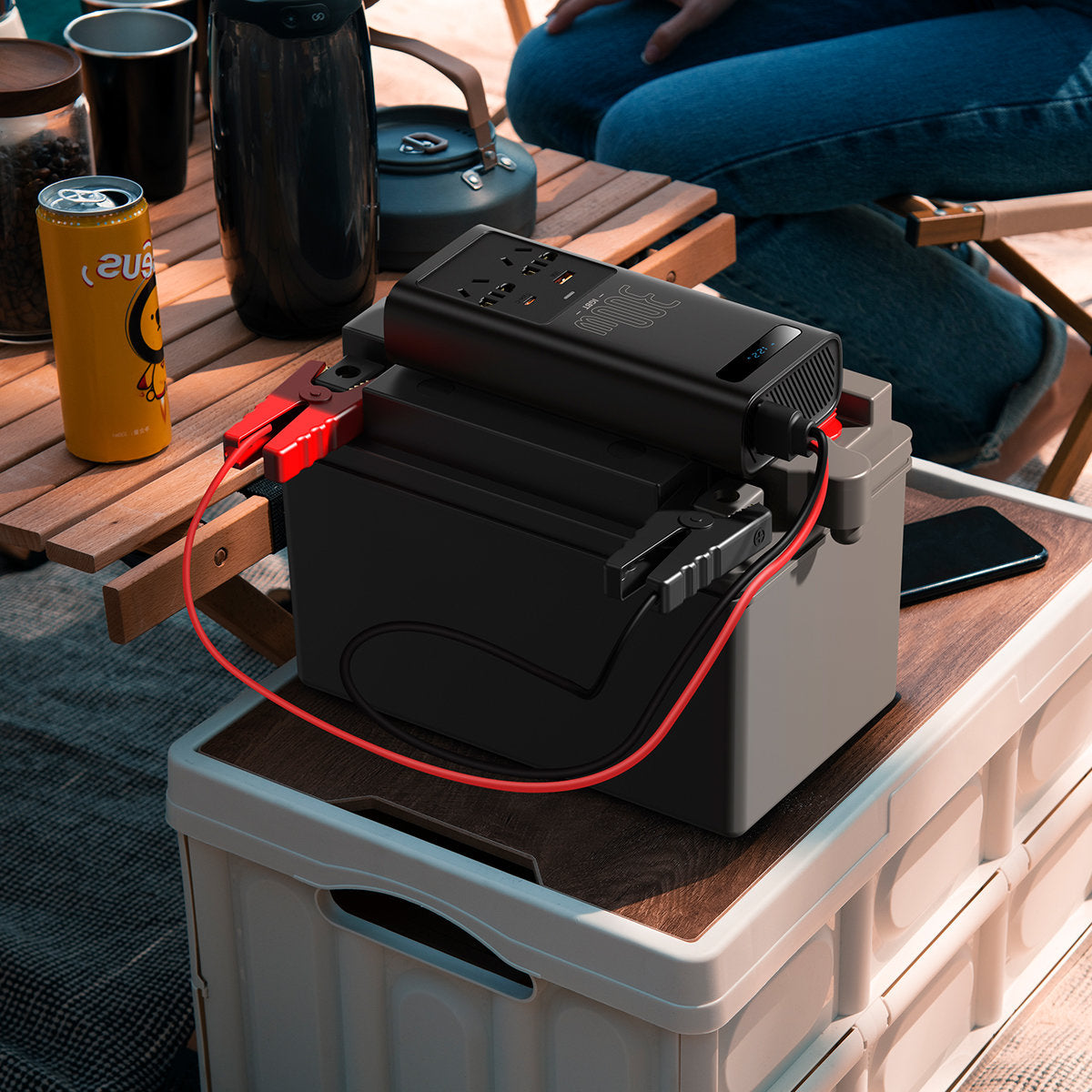 Inversor Eléctrico para Auto Baseus, 300W CGNB010101