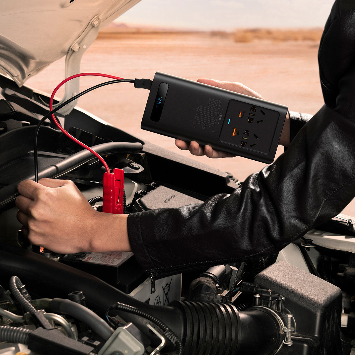 Inversor Eléctrico para Auto Baseus, 300W CGNB010101