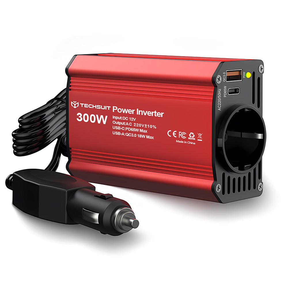 Inversor Eléctrico para Auto Techsuit FlexiCarVolt, 300W