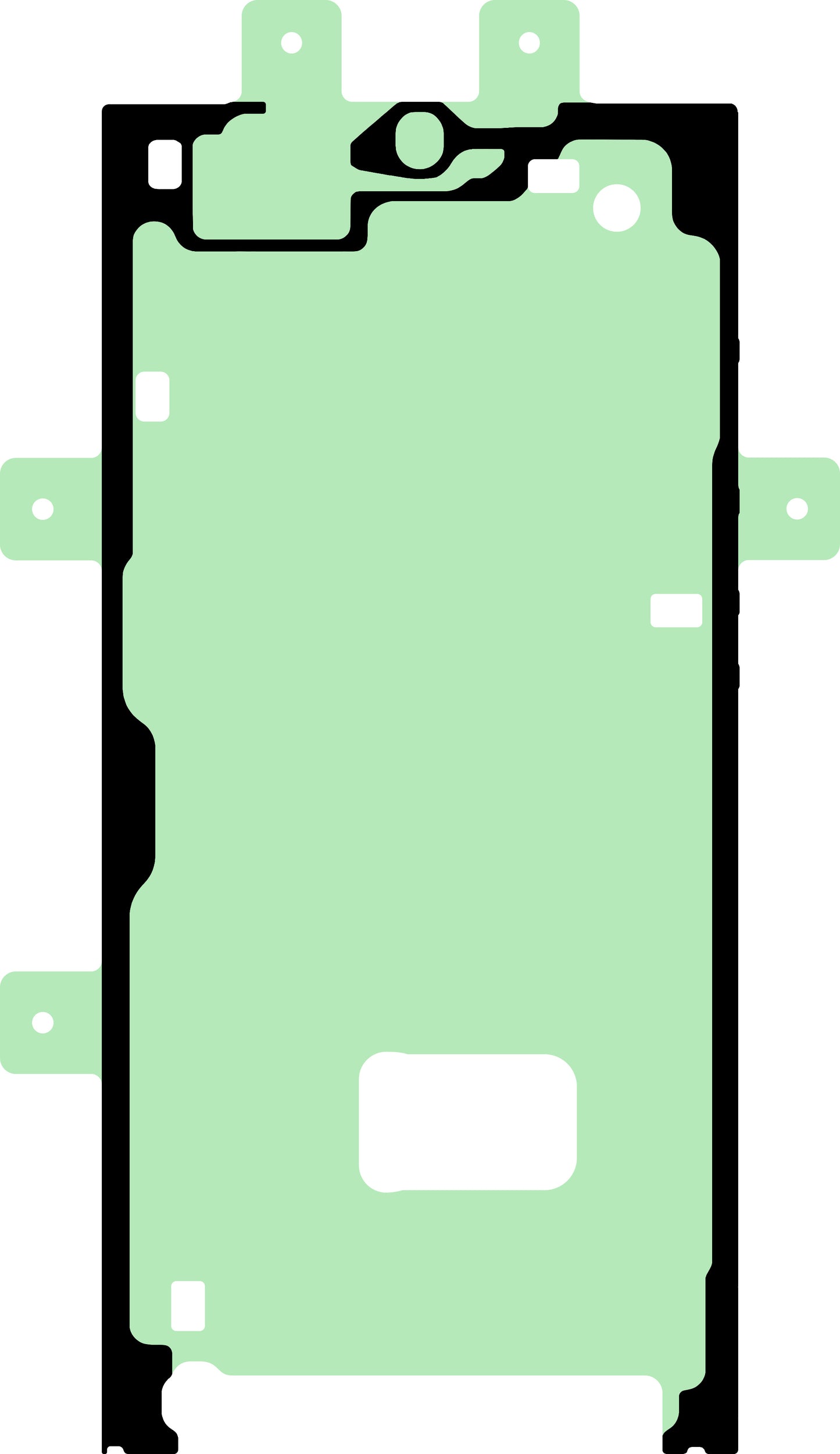 Kit Adhesivo Display Samsung Galaxy S23 Ultra S918, Service Pack GH82-30558A