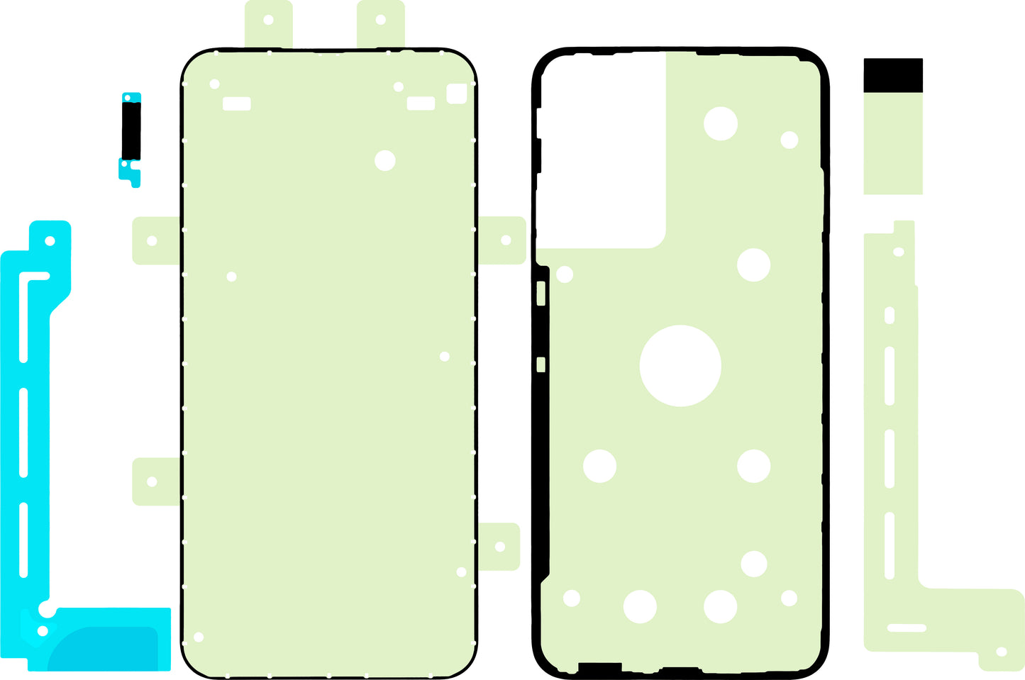 Kit Adhesivo Display Samsung Galaxy A34 A346, Service Pack GH82-31515A