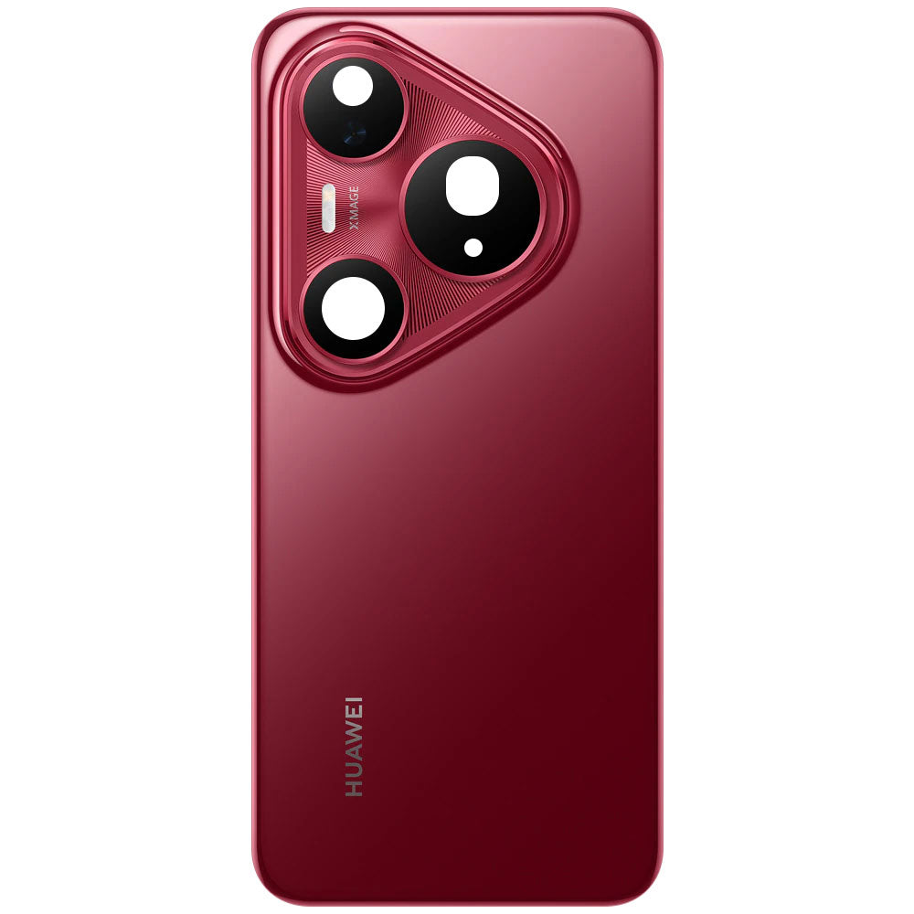 Kit Tapa de Batería Huawei Pura 80 Pro Glazed Red Service Pack y Herramientas de Servicio Dedicadas