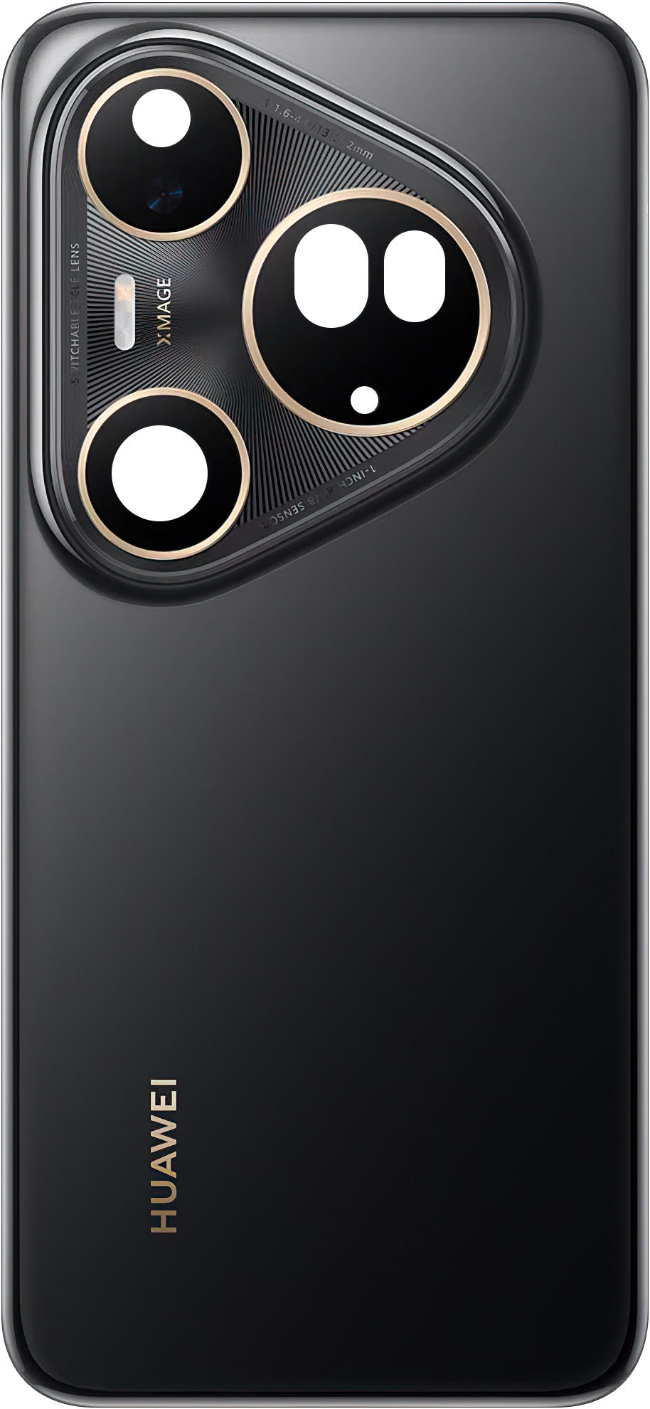 Kit Tapa de Batería Huawei Pura 80 Ultra Golden Black Service Pack y Herramientas de Servicio Dedicadas