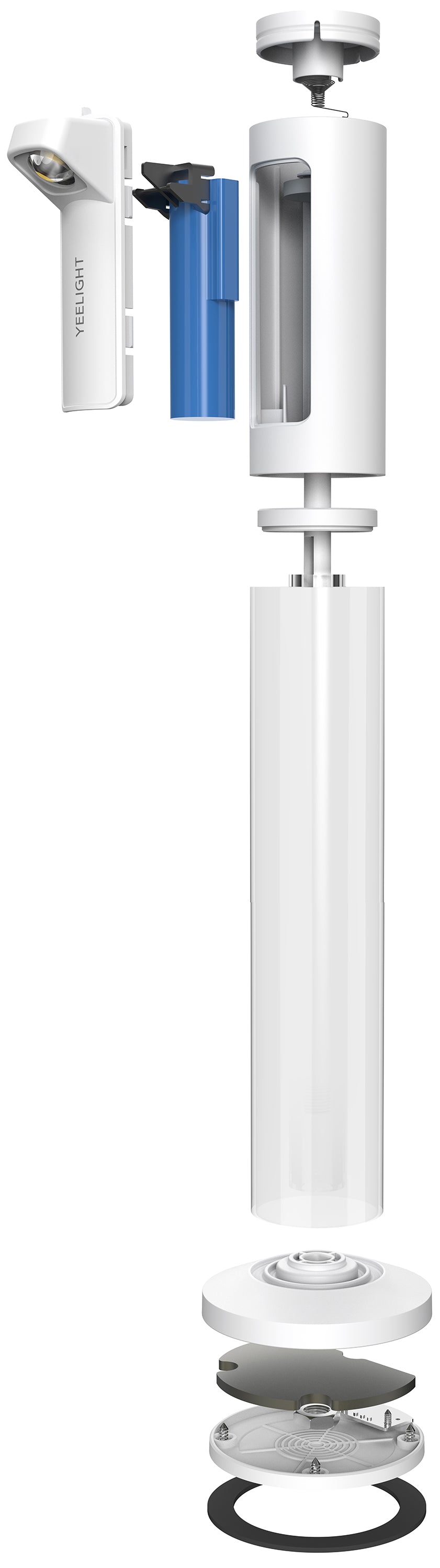 Lámpara LED Ambiental Yeelight Atmosphere, 5W, RGB, Blanca YLYTD-0014