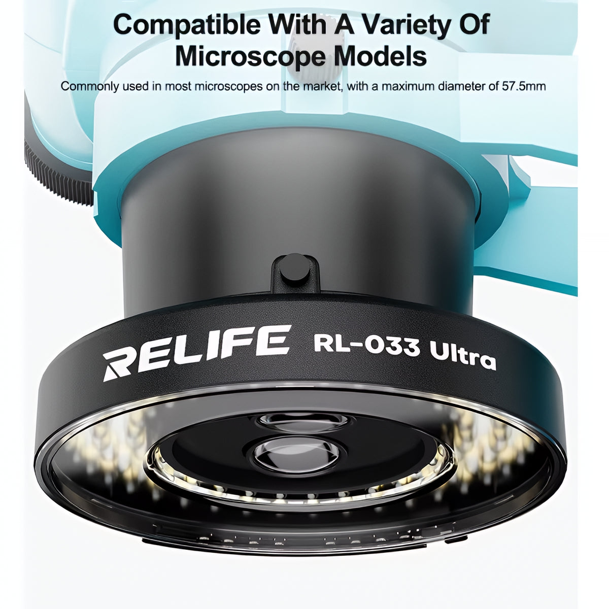 Lámpara Relife RL-033 Ultra para Microscopio, Negra