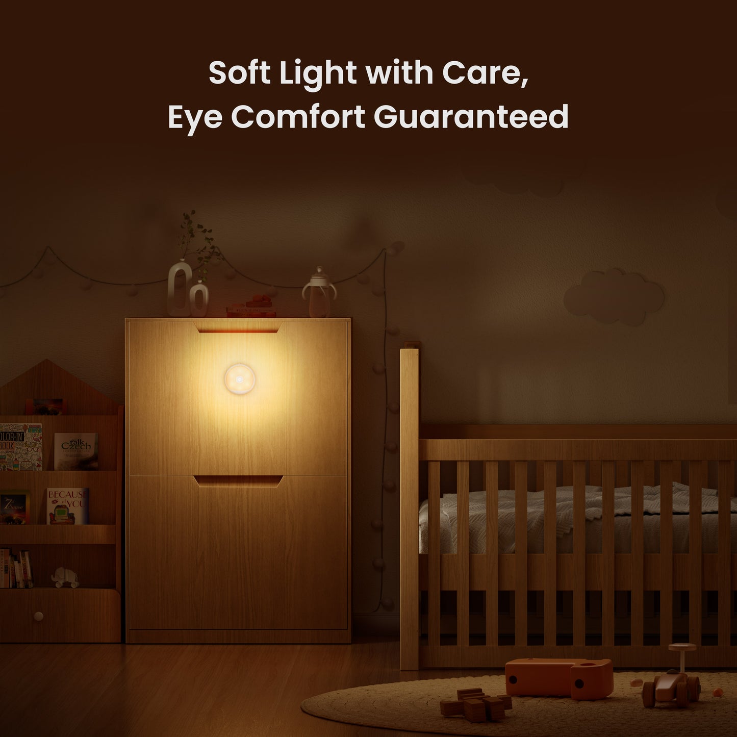 Lámpara LED de Noche Yeelight Polaris 2, Sensor, Blanca YLYYD-0024