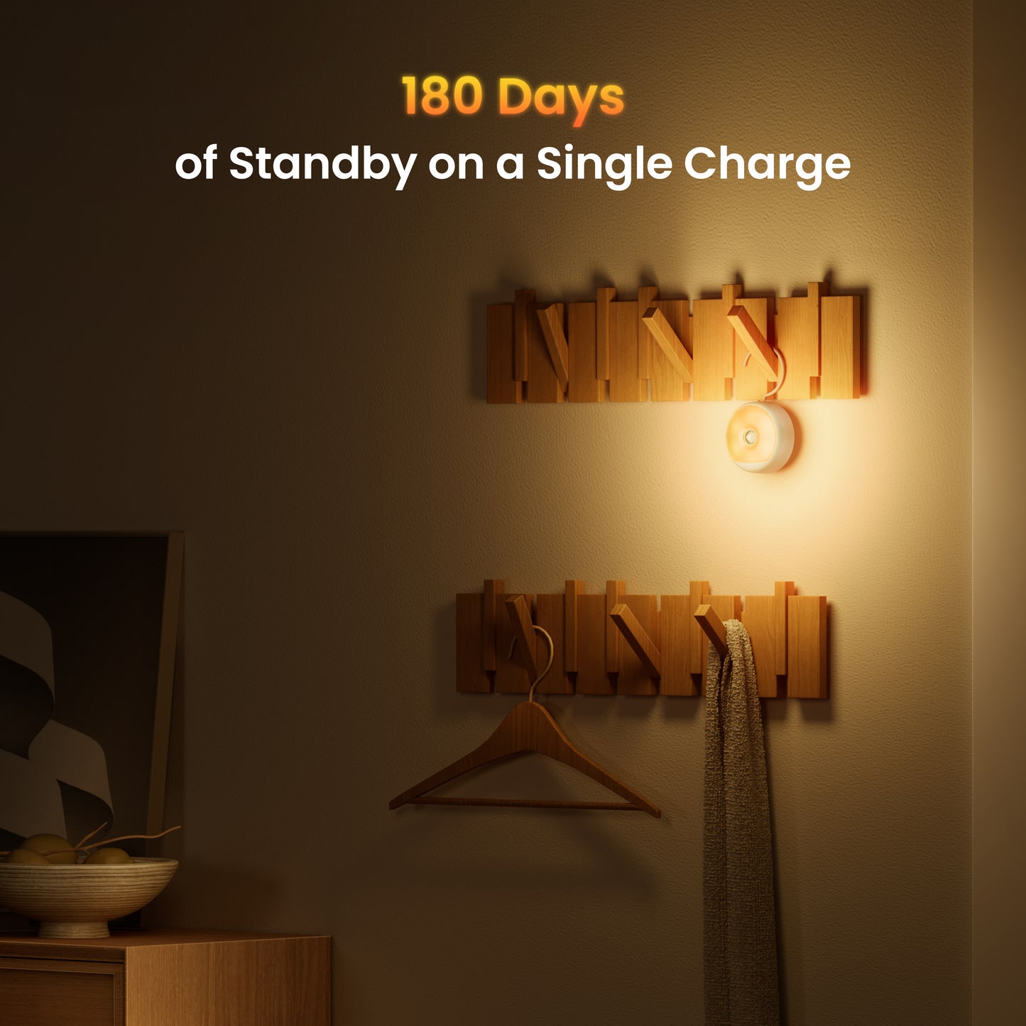 Lámpara LED de Noche Yeelight Polaris 2, Sensor, Blanca YLYYD-0024