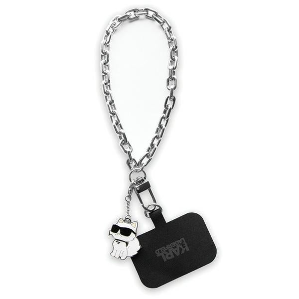 Llavero para Teléfono Karl Lagerfeld Choupette, Plateado