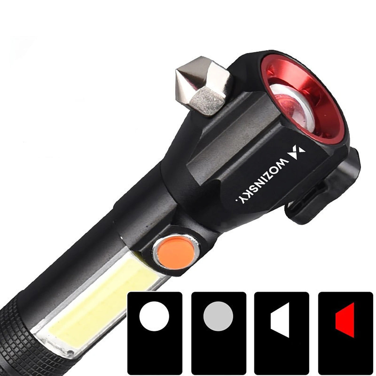 Linterna LED WZK WLR-31 3en1, 5W, 500lm