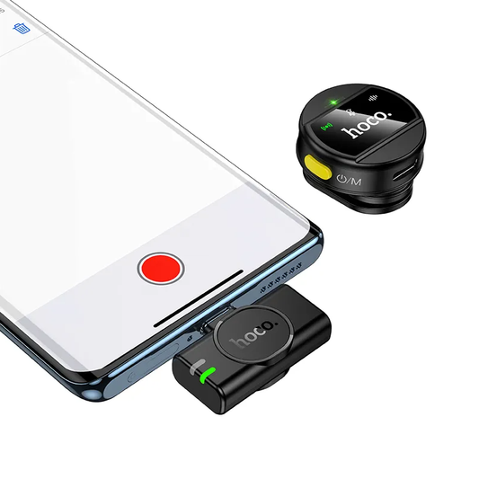 Lavalier HOCO L21, USB-C, Negra