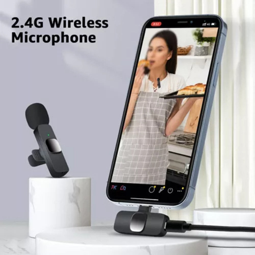 Lavaliera OEM K1, USB-C, Set de 2 piezas, Negra