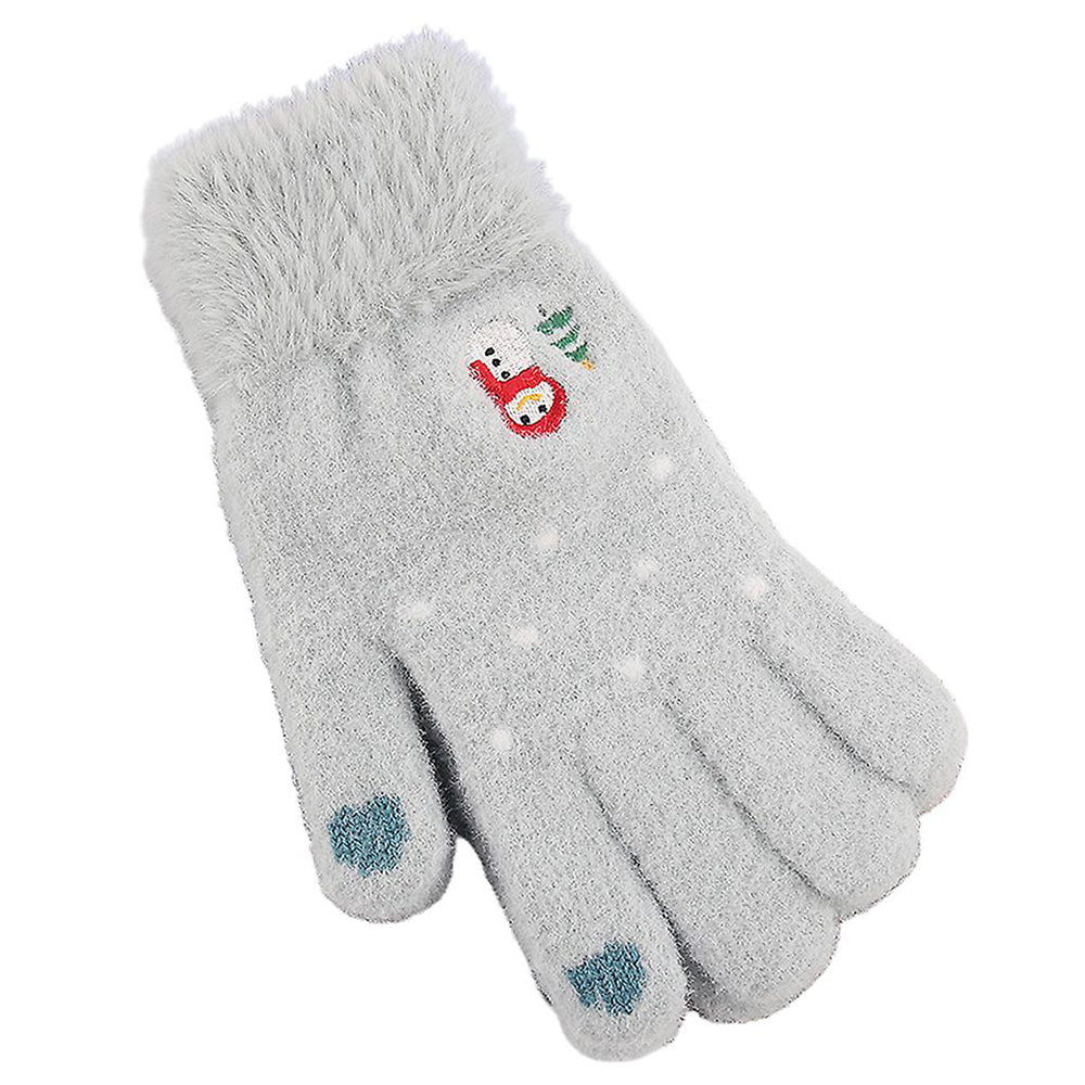 Guantes de Invierno Táctiles para Mujer Techsuit ST0011, Talla 17cm, Azules