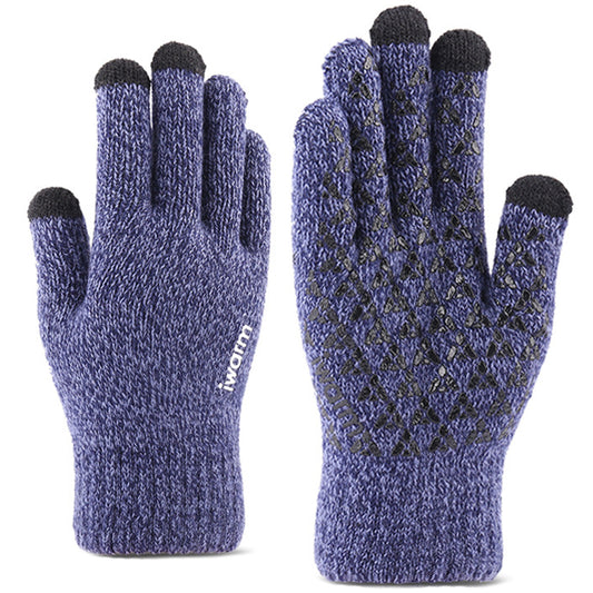 Guantes de Invierno Táctiles Iwarm ST0018, Talla 23cm, Azules