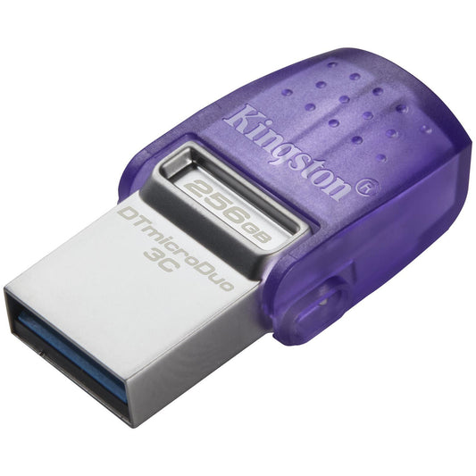 Memoria externa USB-A - USB-C Kingston microDuo 3C, 256Gb DTDUO3CG3/256GB