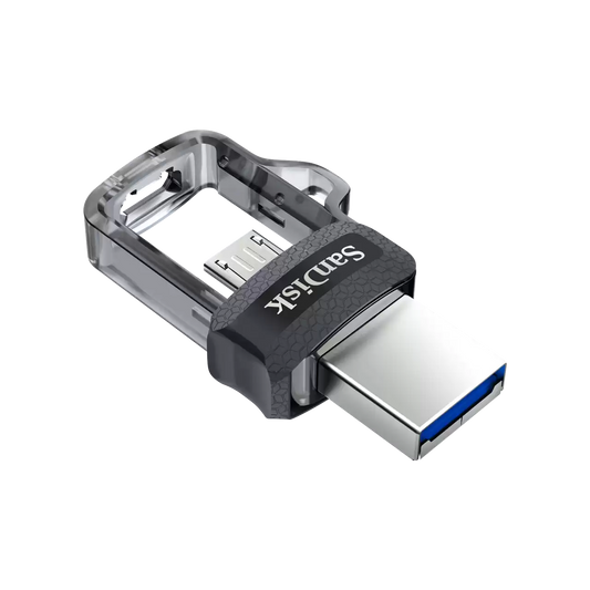 Memoria Externa USB-A 3.0 / microUSB SanDisk Ultra Dual Drive, 128Gb SDDD3-128G-G46