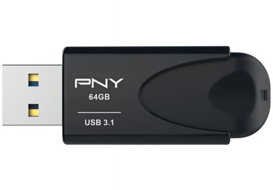 Memoria Externa USB-A 3.1 PNY Attache 4, 64Gb FD64GATT431KK-EF