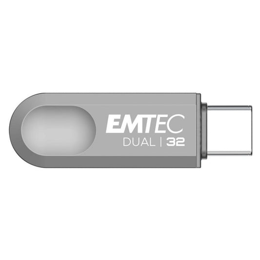Memoria Externa USB-A 3.2 / USB-C Emtec D280 Dual, 32Gb ECMMD32GD28
