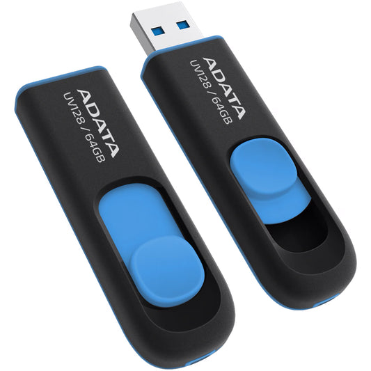 Memoria externa USB-A 3.2 Adata UV128, 64Gb AUV128-64G-RBE