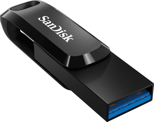 Memoria Externa USB-A 3.2 / USB-C SanDisk Ultra Dual Go, 1TB SDDDC3-1T00-G46