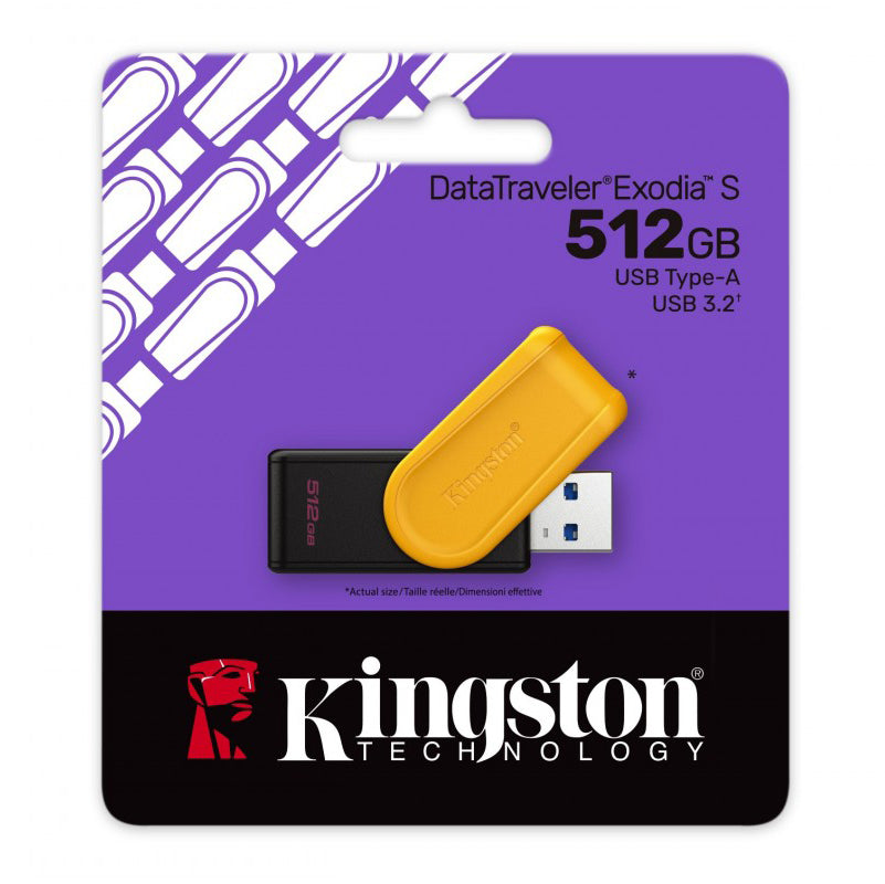 Memoria Externa USB-A 3.2 Kingston DT Exodia S, 512Gb DTXS/512GB