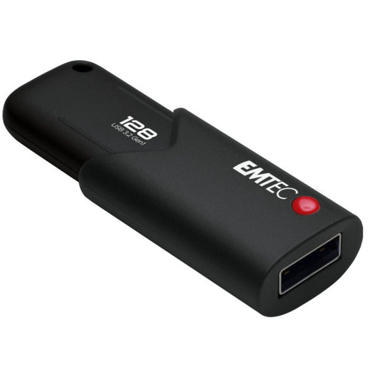 Memoria externa USB-A 3.2 Emtec B120 Click Secure, 128Gb ECMMD128GB123