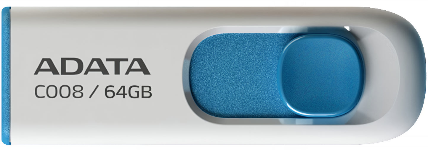 Memoria Externa USB-A Adata C008, 64Gb AC008-64G-RWE