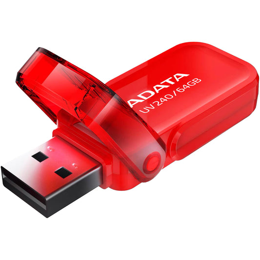 Memoria externa USB-A Adata UV240, 64Gb AUV240-64G-RRD