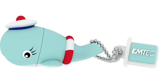 Memoria externa USB-A Emtec M337 Whale, 16Gb ECMMD16GM337