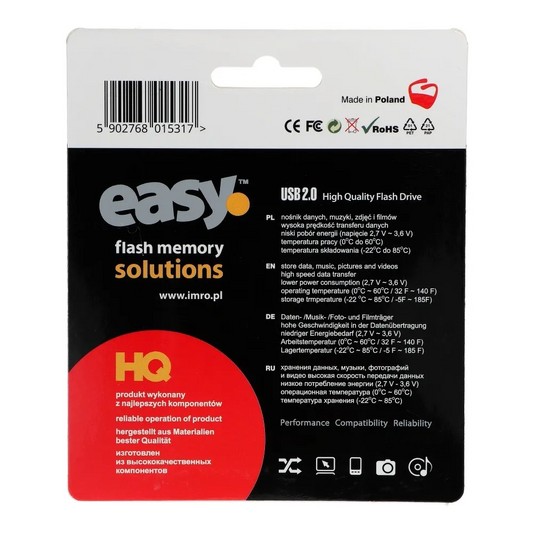 Memoria Externa USB-A Imro Easy, 128Gb